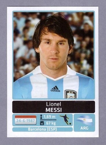 Lionel messi figurine panini - lionel,