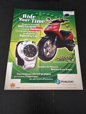 VESPA SCOOTER NRG EXTREME E OROLOGIO HYBRID TRIBE PROMOZIONE VINTAGE AD PUB