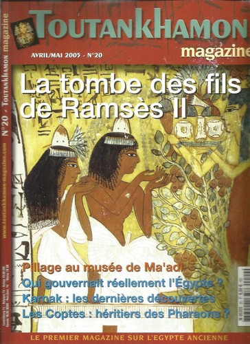 Toutankhamon mag 20 tombe - n°20,