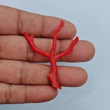 Pietra preziosa sciolta vintage 100% corallo rosso naturale non lucidato...