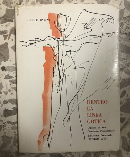 Libro dietro linea - la, gotica