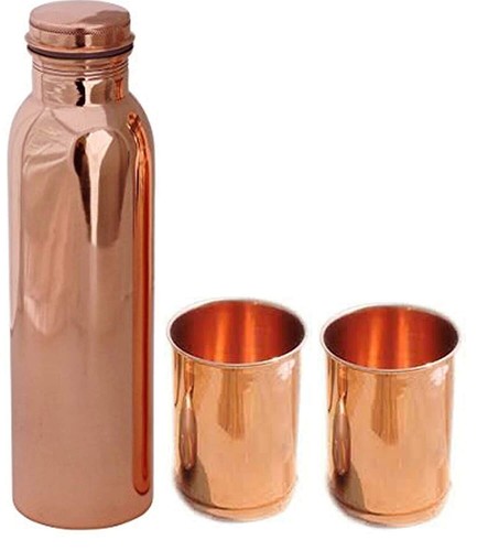 Bottiglia acqua rame puro - bottiglia, d'acqua