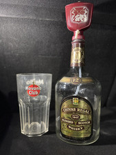 Chivas Whisky whisky Empty Bottle - bottiglia vuota ,con Bicchiere Havana