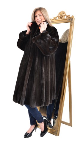 A5737 blackglama cappotto - a5737,