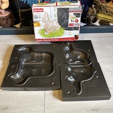 Zenker Stampo Latta Agnello Coniglio Pasqua Set da Forno in Scatola