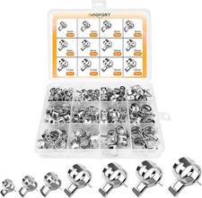 6-12Mm Fascette Stringitubo a Molla 118 Pezzi Morsetti per Tubi Flessibili C IT