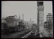 Glass Magic Lantern Slide THE FORUM ROME C1890 ROMA ITALY FORUM ROMANS