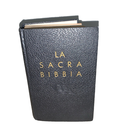 Sacra bibbia vintage - la,