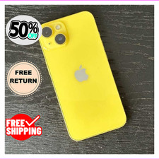 Apple iPhone 14 Unlocked - 128GB/256GB/512GB in Midnight, Purple, Yellow 