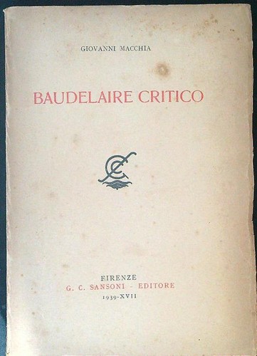 Baudelaire critico macchia - baudelaire,