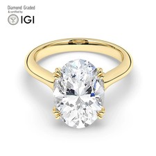 Anello di Fidanzamento Ovale