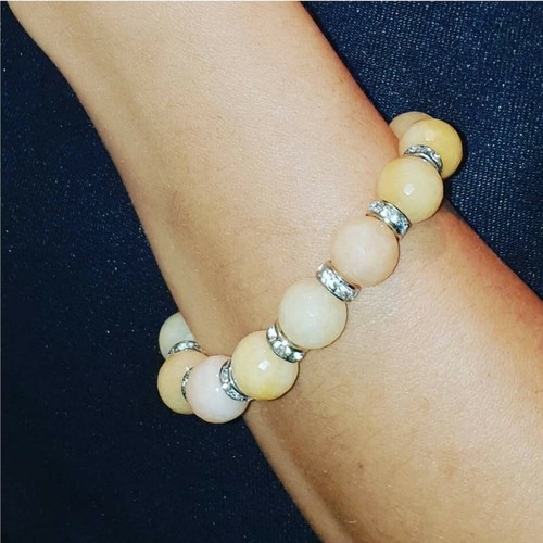 Bracciale elastico calcite - *bracciale,