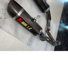sistema di scarico completo Akrapovic in carbonio e titanio per Yamaha R1 09-14