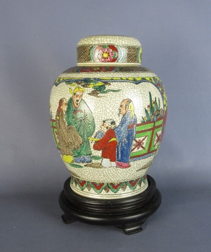 Vaso ceramica cracklè potiche