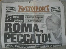 TUTTOSPORT 31/5/1984 ROMA