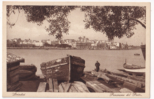 P04813 cartolina brindisi - cartolina,