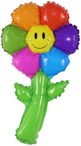Palloncino lamina fiore - in,