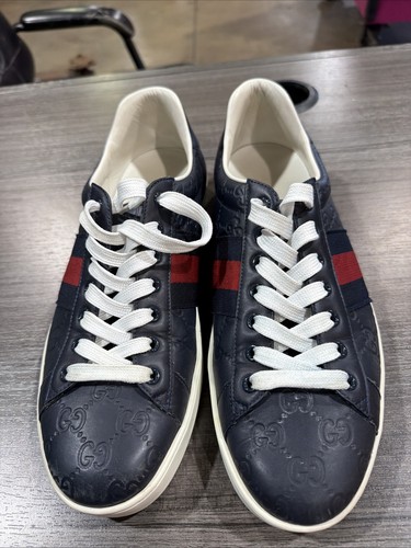 Gucci ace monogram - ace, navy