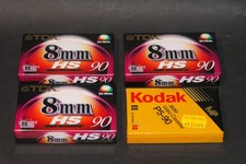 4 videocassette 8mm per