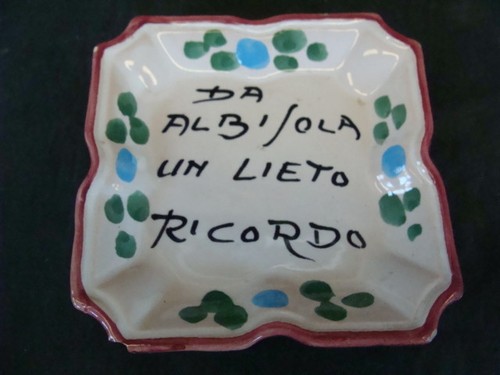 Posacenere ricordo albisola - posacenere,
