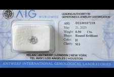 Diamante naturale 0.50 ct H /
