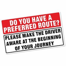 Avere un cartello percorso