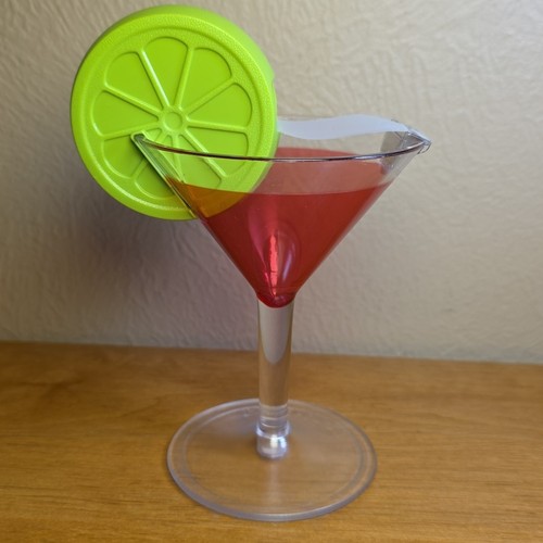 Martini glass tape - glass,