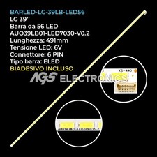 BARRA STRIP 56 LED TV LG