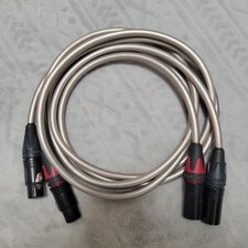 Coppia cavi LINN SI12/B XLR 1,2 in argento bilanciato set 2 pezzi usati