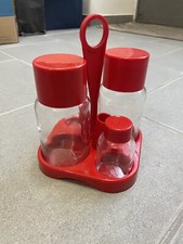 Porta sale, pepe, olio e aceto Vintage Anni 80