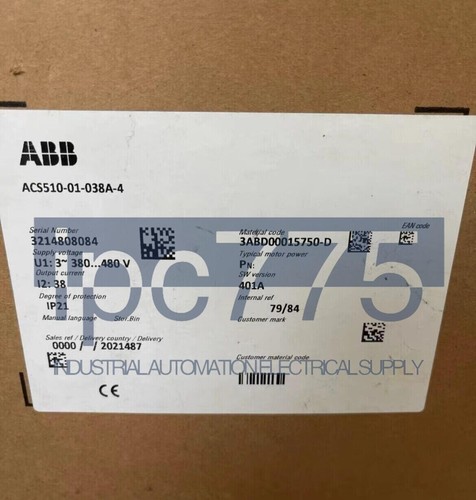 Inverter acs510 038a 4 - inverter, acs510-01-038a-4