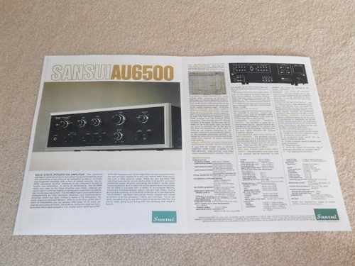Sansui 6500 amplificatore - au-6500,