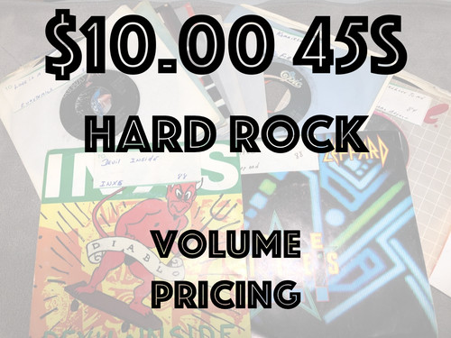 45s hard rock 5 00 - rock, $5.00