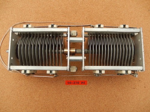 Condensatore variabile aria - in,