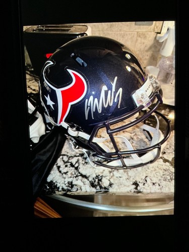 Casco texans stroud firmato - cj,