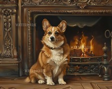 8x10 Matte Print Corgi by