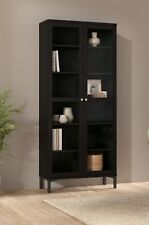 VETRINA MOD. ROMA CM 88.7X36.2 H. 202.8 NERO OPACO