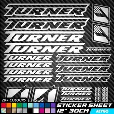 24x TURNER Vinile Decalcomania