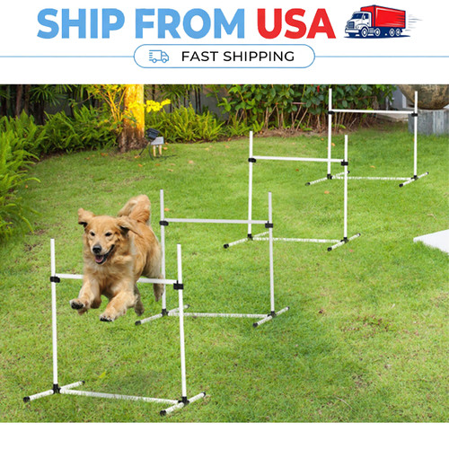Dog agility jumps set 4 - agility,