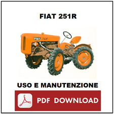 FIAT 251R Montagna Manuale uso