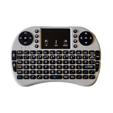 Mini tastiera wireless bianca per Android o PC media telecomando gioco Xbox 360 PS3