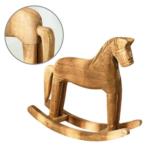 Cavallo dondolo legno - cavallo, a