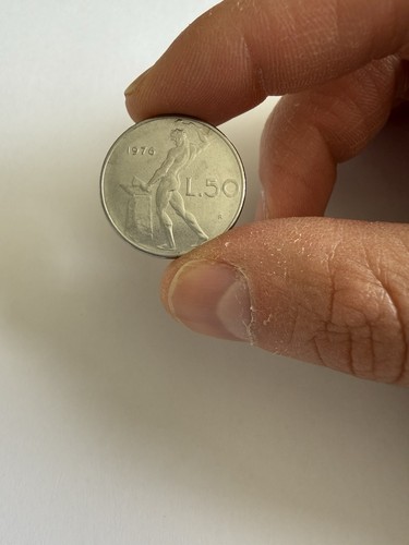 Moneta rara 50lire anno - da,