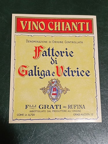 Etichetta vino chianti - etichetta,