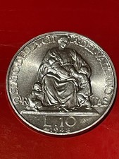 Moneta VATICANO 10 Lire 1948