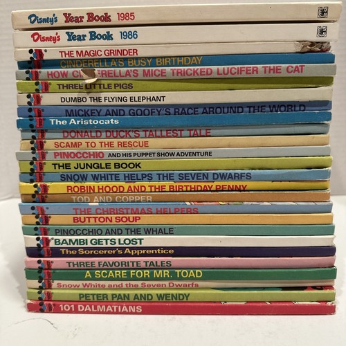 Disney book lot 26 - disney,