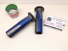 01693-GA ARIETE EXPLORER coppia manopole forate blu/grigio grip open end 