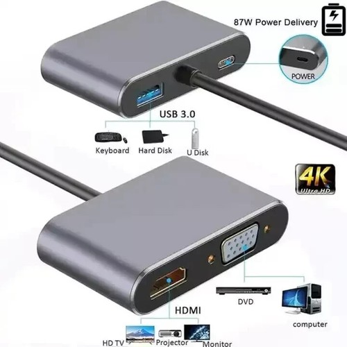 Cavo adattatore hdmi vga usb - hdmi,