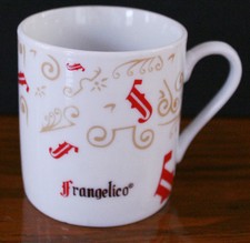 Tazza caffè porcellana liquore Frangelico miniatura, mini tazza pubblicitaria, NUOVA!