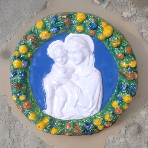 Madonna con bambino robbiana - bambino,